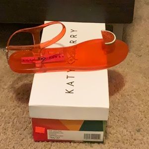 Katy perry watermelon jelly sandals.